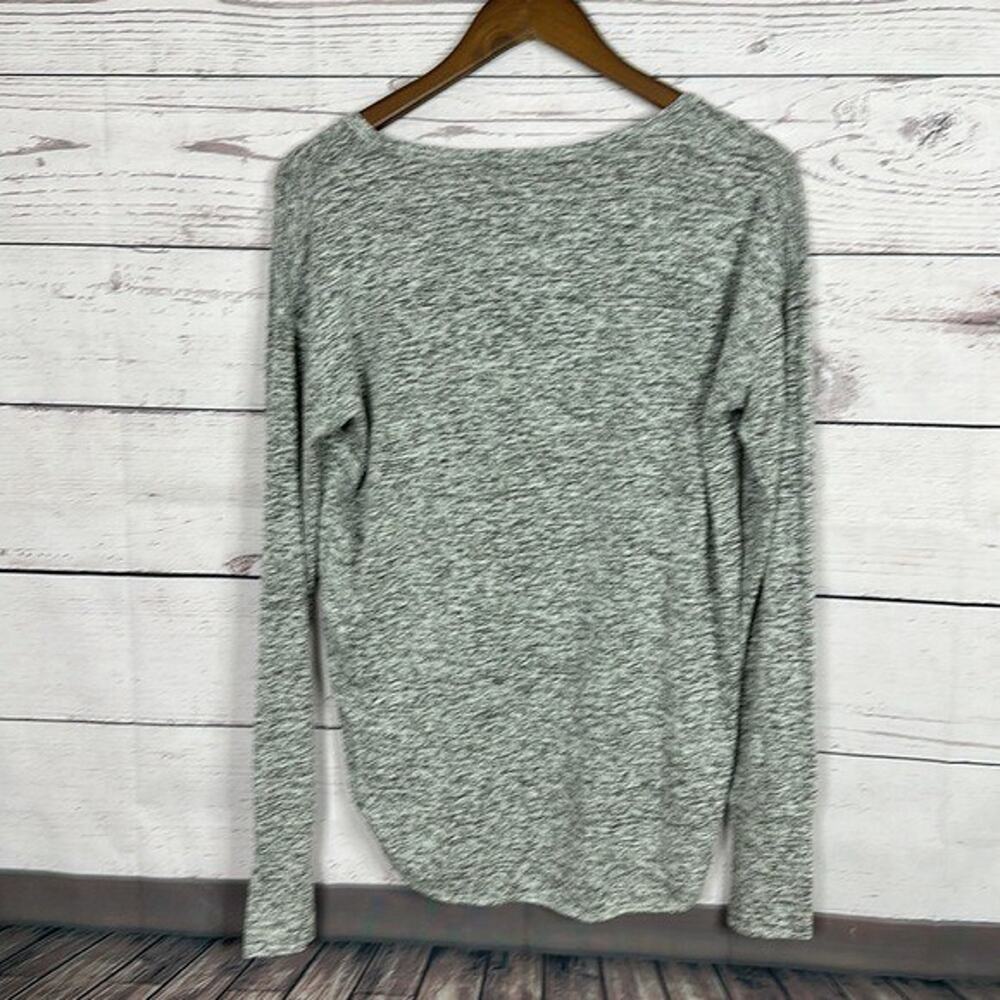 Athleta Top Shirt Tunic Womens Small Gray Lomboard boxy‎ Long Sleeve Soft Yoga - Picture 4 of 10